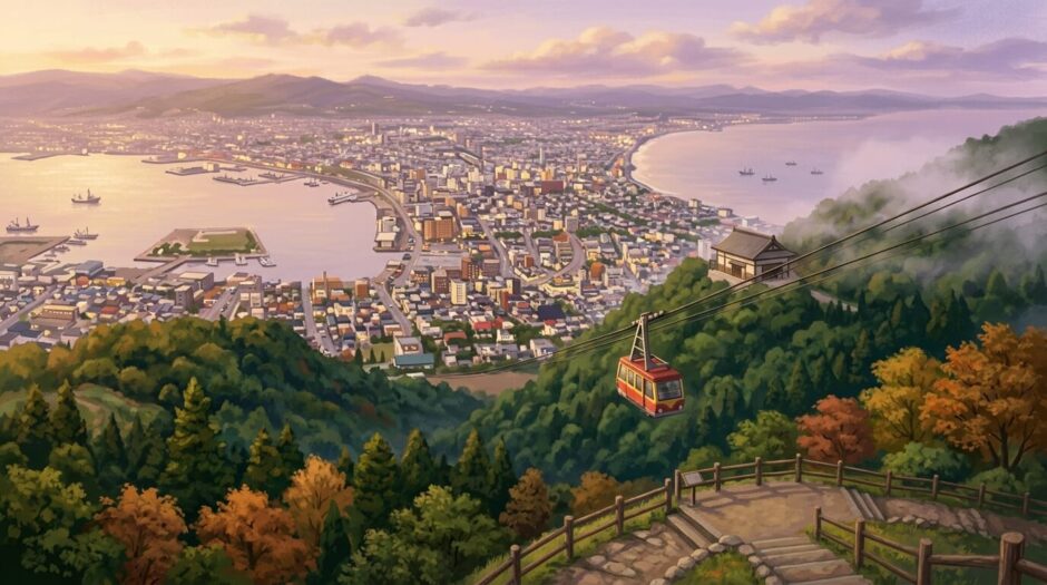 函館山ロープウェイの割引券クーポンや営業時間！駐車場は有る？